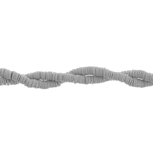 Perla in pvc 3x0,3 mm - Grigio x40cm