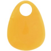 Pendente goccia in acrilico 38x29 mm - Marmo giallo scuro x1|raw }}