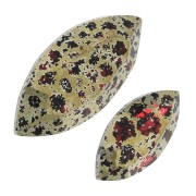 Scarlet - Regalo - Navette PureCrystal 4228 Scarlet Gold Patina - Dimensioni a caso x2 Regalo - Navette PureCrystal 4228 Scarlet Gold Patina - Dimensioni a caso x2
