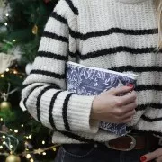 Pochette con uccelli e fiori - Esclusivo di Perles & Co x1