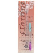 Agho Tatting needles -Pizzo Frivolity- misura 8 - Extra Fine x1|raw }}