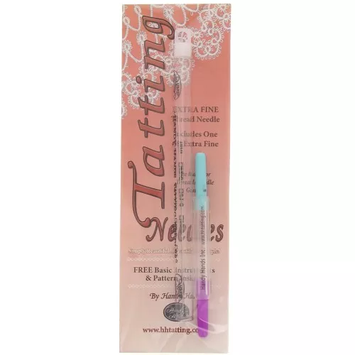 Agho Tatting needles -Pizzo Frivolity- misura 8 - Extra Fine x1