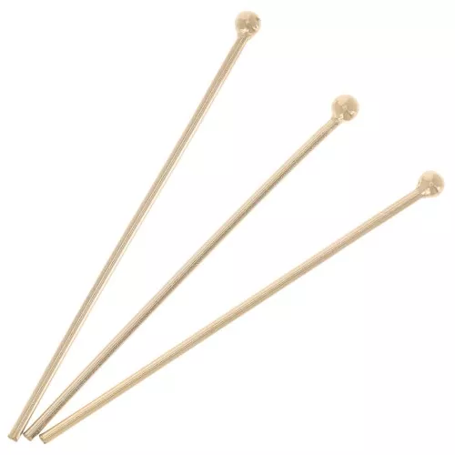 Chiodini a testa sferica 26x0,6 mm -Gold filled x2 x10