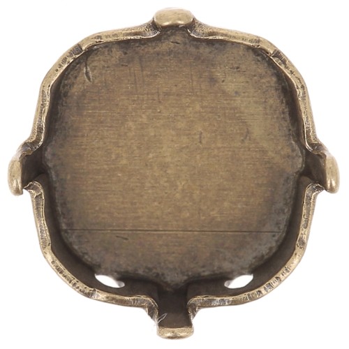 Castone a griffe chiusa per PureCrystal 4470 10 mm - Bronzo x1