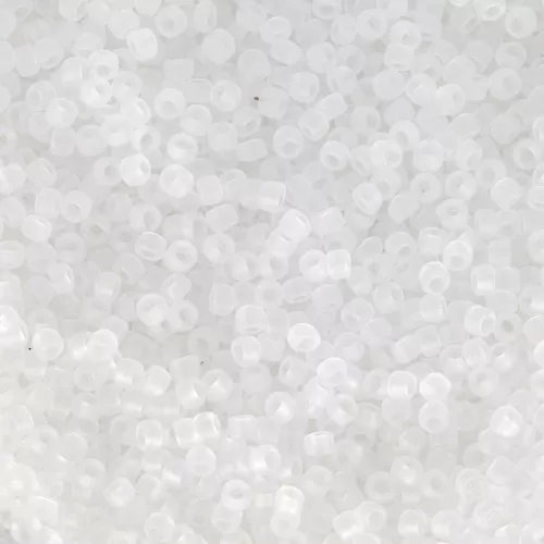 Rocaille Toho 15/0 TO15R1F - Transparent Crystal Frosted x8g