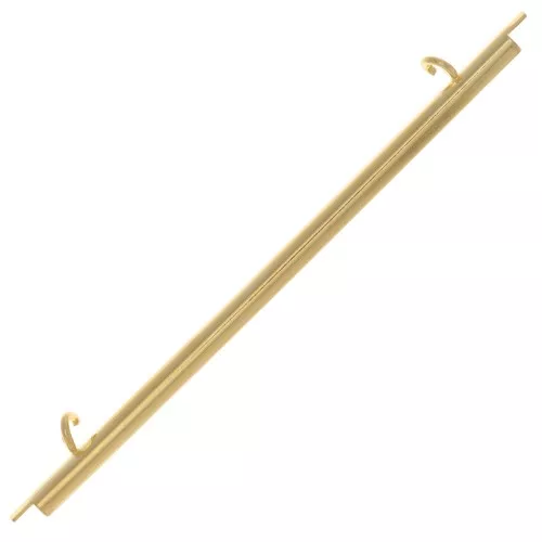 Terminale per tessere le perline Miyuki e Delica 60 mm - Dorato con oro fino x1