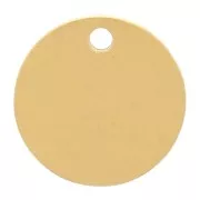 Zecchino rotondo da 10 mm in acciaio inossidabile 304L dorato x4