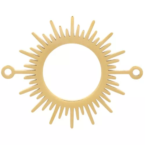 Distanziatore Triangolo 3 Fori 27 Mm Acciaio Inox X4 - Perles & Co - Foto 5