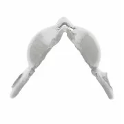 Coperchi per nodi da 4 mm con anelli chiusi - acciaio inox 304L x4