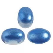 Perle in vetro Samos® di Puca® 7x5 mm Ice Slushy Blue Raspberry x10g