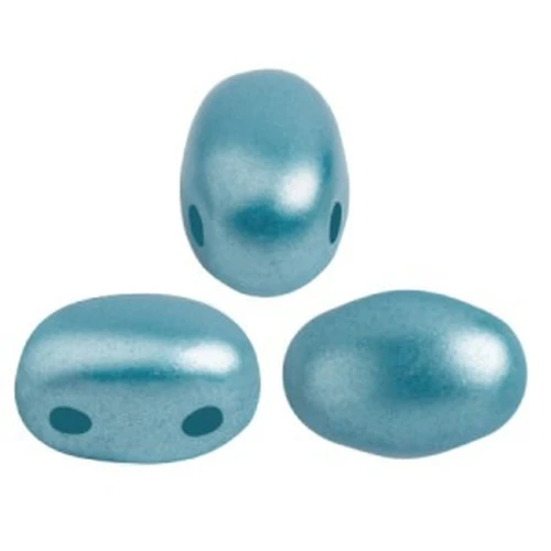 Perle in vetro Samos® di Puca® 7x5 mm Pastel Aqua x10g