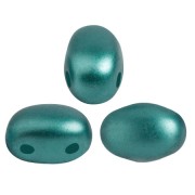 Perle in vetro Samos® di Puca® 7x5 mm Pastel Emerald x10g