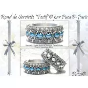 Perle in vetro Samos® di Puca® 7x5 mm Pastel Emerald x10g