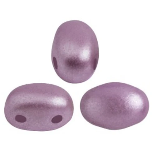 Perle in vetro Samos® di Puca® 7x5 mm Pastel Lila x10g