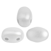 Perle in vetro Samos® di Puca® 7x5 mm Pastel White x10g