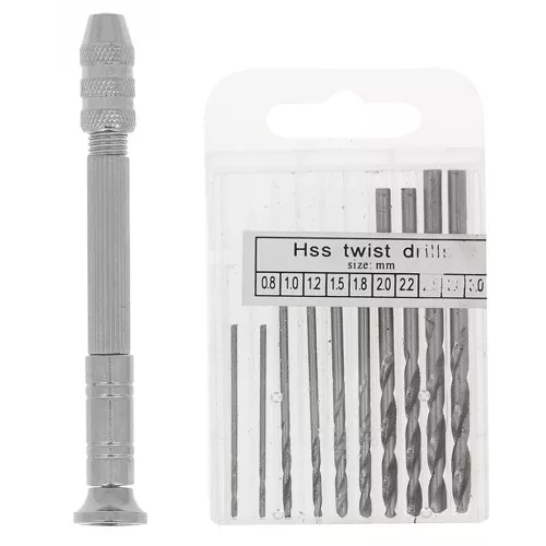 Set Punte A Serpente Per Legno - 8 Pezzi Da 10-24mm, Lunghezza 460mm | Per Fori In Travi E Legno Duro