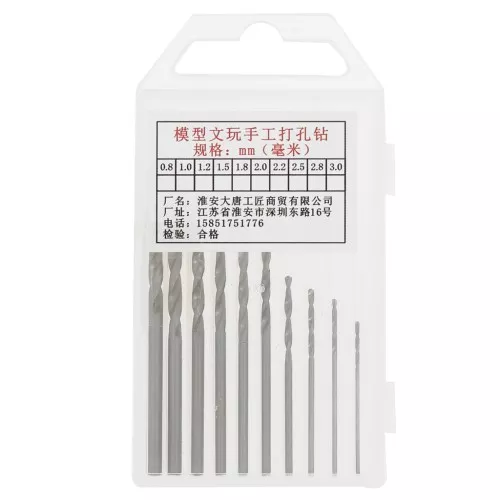Set di punte per gioielli - da 0,8 mm a 3 mm x10