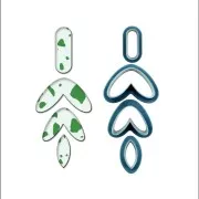 Set di 24 stampi plastica con accessori e strumenti per polimeri