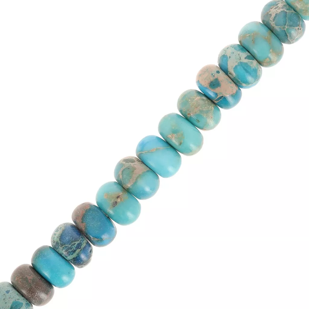 Perlas Howlith Heishi 5 Mm Púrpura Semipreciosa Aprox. 145 Espaciador