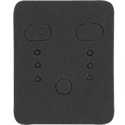 Set di 25 supporti per gioielli 5x4 cm per orecchini - Nero|raw }}