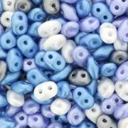 Assortimento SuperDuo 2,5x5 mm - Little Boy Blue x10g
