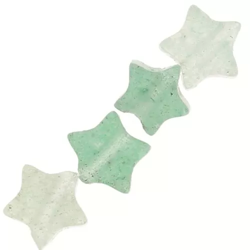 Perle stella in pietra semipreziosa 4 mm - Avventurina x4