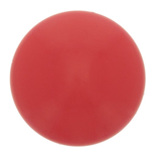 Cabochon rotondo in resina opaca 12 mm - Rosso x1