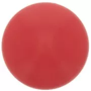 Cabochon rotondo in resina opaca 14 mm - Rosso x1