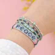 Perle di resina opaca 4 mm - Verde abete x15