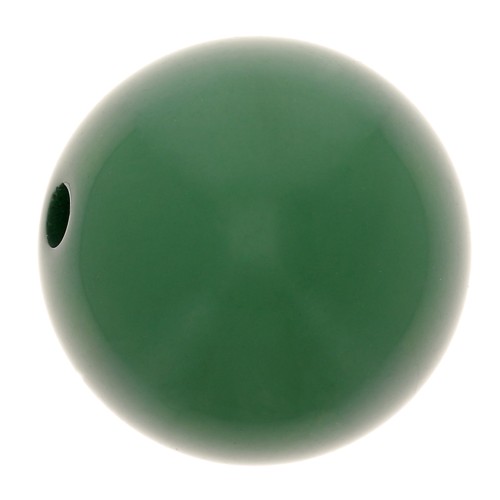 Perla di resina opaca 8 mm - Verde abete x1