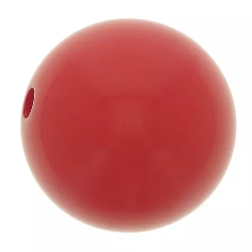 Perla di resina opaca 8 mm - Rosso x1