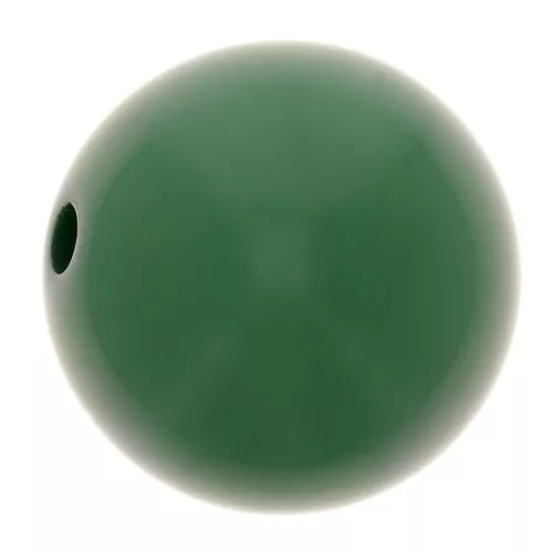 Perla di resina opaca 10 mm - Verde abete x1
