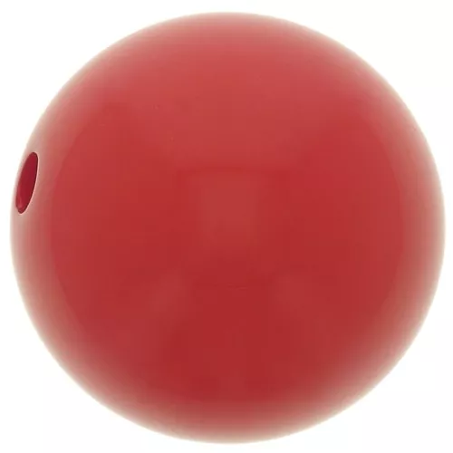 Perla di resina opaca 12 mm - Rosso x1