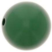 Perla di resina opaca 14 mm - Verde abete x1