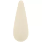 Perla in resina 40x16 mm - Beige x1