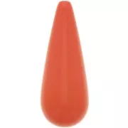 Perla in resina 40x16 mm - Rosso corallo x1