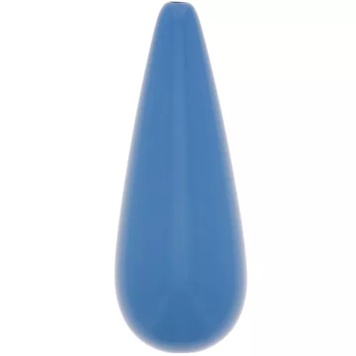 Perla in resina 40x16 mm - Blu lapis x1