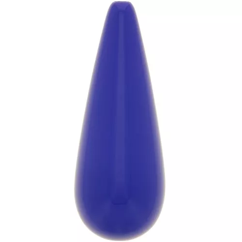 Perla in resina 40x16 mm - Blu reale x1