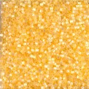Miyuki Delica 11/0 DB1861 - Silk Inside Dyed Light Apricot AB x8g