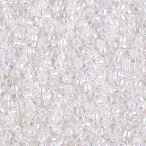 Miyuki Delica 10/0 DBM0222 - White Opal AB x8g