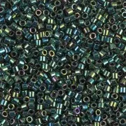 Miyuki Delica 10/0 DBM0027 - Verde scuro iride metallizzato x8g