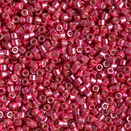 Miyuki Delica Duracoat 10/0 DBM1841 - Galvanized Light Cranberry x8g