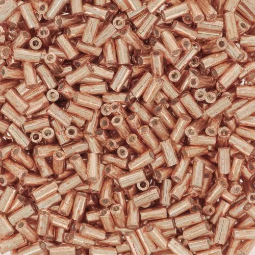 Bugles Miyuki mm. 3 BGL1-1072L - Galvanized Apricot Gold x10g