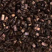 Perline Miyuki Half Tila 5x2.3x1.9mm HTL-457B - Metallic Dark Raspberry Iris x10g