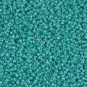 Rocaille Miyuki 15/0 0481 - Opaque Turquoise Green AB x8g