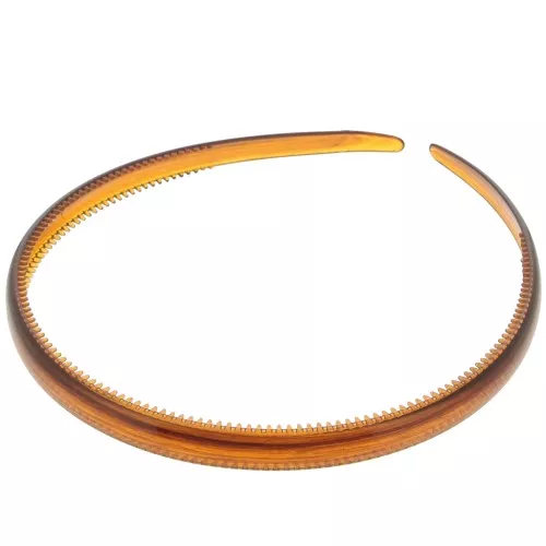Struttura per cerchietto plastica morbida personalizzabile da 9,5 mm - Ambra x1