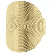 Anello etnico ovale - Misura 55 - Acciaio inossidabile 316L x1