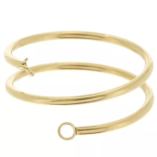 Anello 2 anelli aperti - Misura 57 - Acciaio inox 304L Gold x1