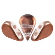 Perle di vetro Amos® di Puca® 5x8 mm - Ice Slushy Cola x10g|raw }}