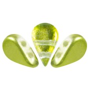 Perle di vetro Amos® by Puca® 5x8 mm - Ice Slushy Lime x10g|raw }}